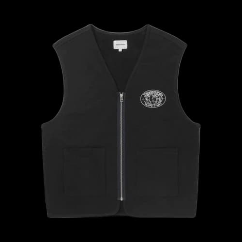 thisisneverthat Zip Sweat Vest 'Black'