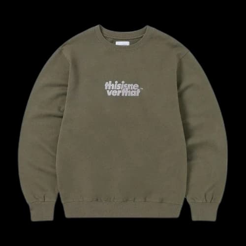 thisisneverthat OL-Logo Crewneck 'Olive'