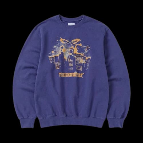 thisisneverthat Nightmare Crewneck 'Purple'