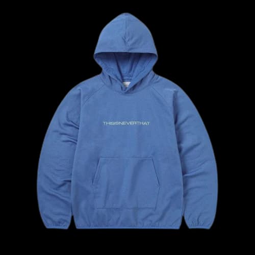 thisisneverthat Raglan Jersey Hoodie 'Ultramarine'
