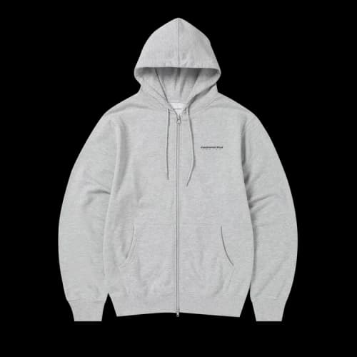 thisisneverthat DSN-Logo Zip Hoodie 'Heather Grey'