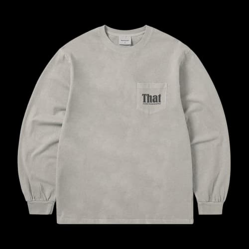 thisisneverthat That Pocket Long-Sleeve Tee 'Grey'