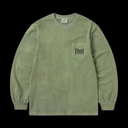 thisisneverthat That Pocket Long-Sleeve Tee 'Olive'