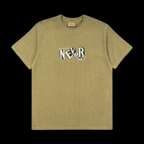 thisisneverthat Records Tee 'Moss'