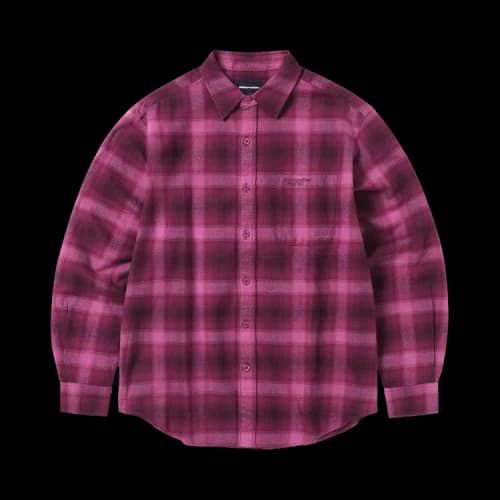thisisneverthat Flannel Check Shirt 'Pink'