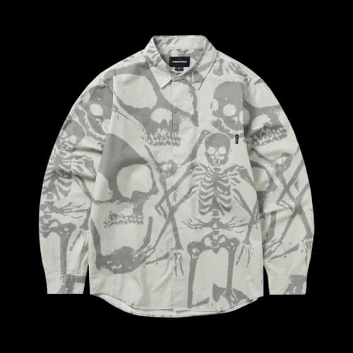 thisisneverthat Skeletons Shirt 'Stone'
