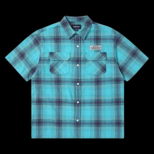 thisisneverthat Ombre Check Shirt 'Green'