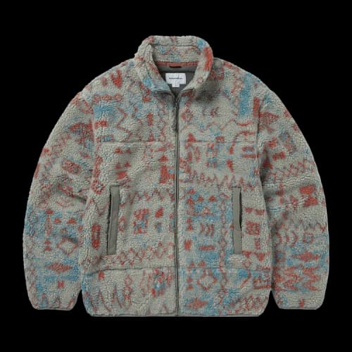 thisisneverthat Sherpa Fleece Jacket 'Stone'