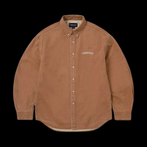 thisisneverthat Washed Denim Shirt 'Orange'