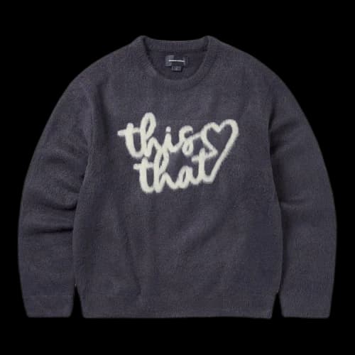 thisisneverthat Heart Logo Knit Sweater 'Purple'