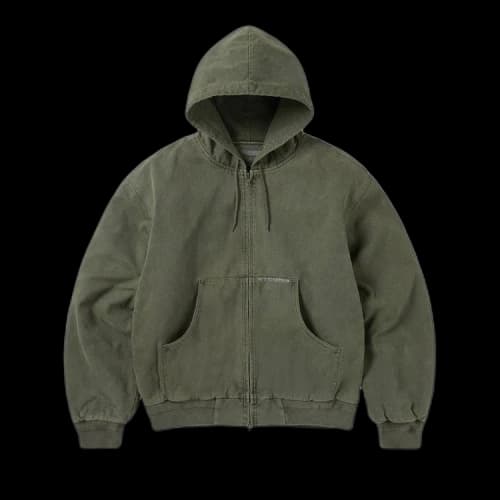 thisisneverthat Overdyed Hooded Jacket 'Olive'