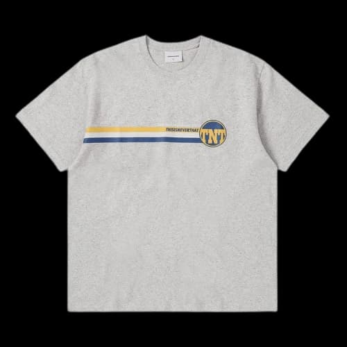 thisisneverthat TNT Track Lines Tee 'Heather Grey'