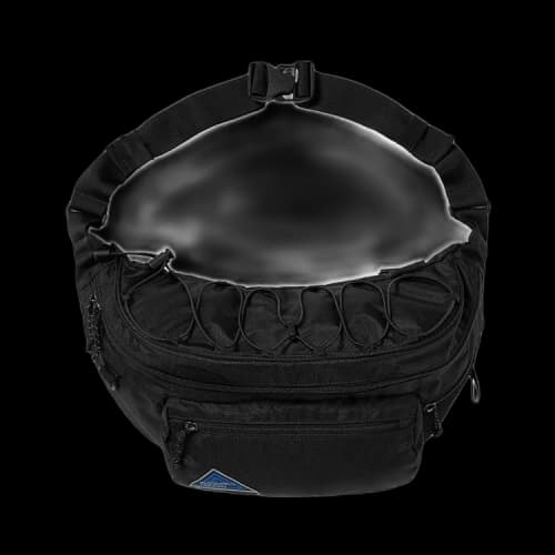 thisisneverthat Washed Nylon Lumbar Pack 'Black'