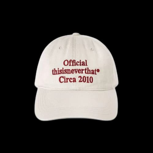 thisisneverthat Times Cap 'Off White'