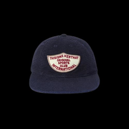 thisisneverthat Washed Dobby Patch Cap 'Navy'