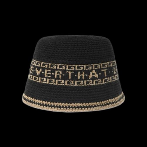 thisisneverthat Crochet Bucket Hat 'Black'