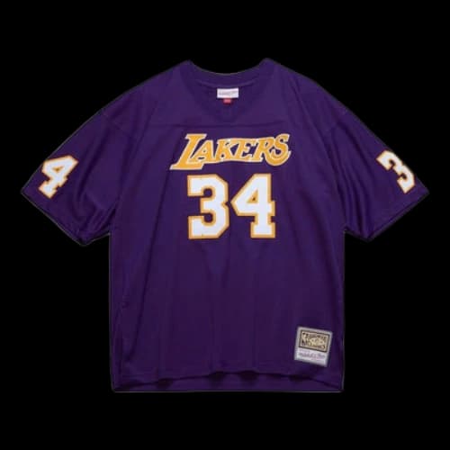Mitchell & Ness NBA Shaquille ONeal Audible Los Angeles Lakers Jersey #34