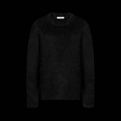 Lemaire Brushed Sweater 'Black/Brown'