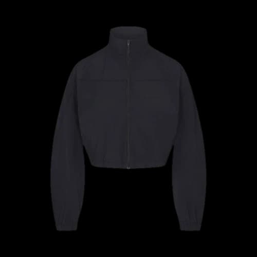 NikeSKIMS Woven Nylon Crop Jacket 'Obsidian'