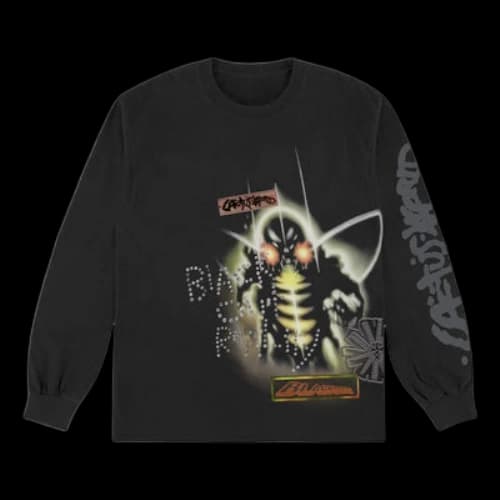 Travis Scott FW22 Beetle Jack Long Sleeve Tee 'Black'