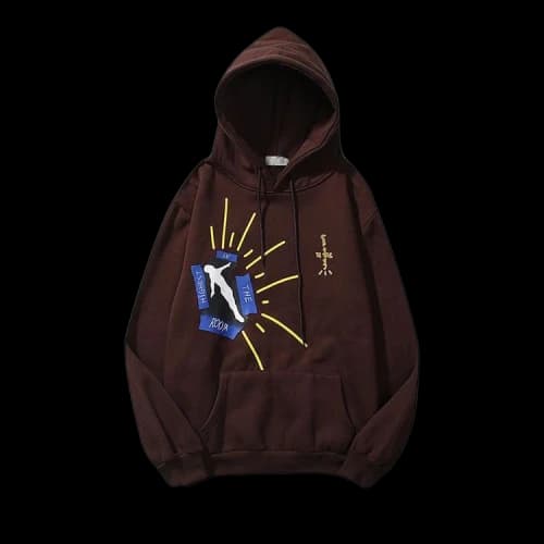 Cactus Jack by Travis Scott Highest In The Room Not For Decoding Hoodie 'Brown'
