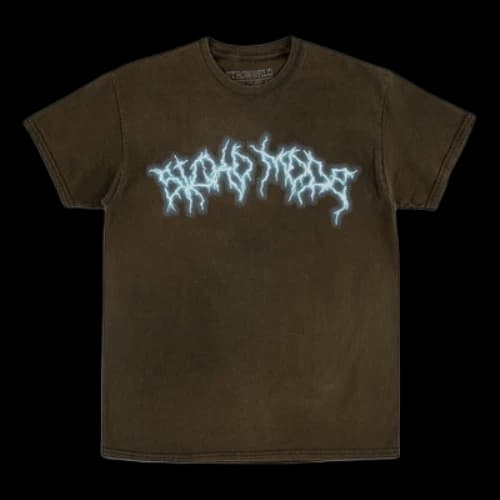 Travis Scott Cactus Jack Sicko Mode Washed Pattern Round Neck Short Sleeve Brown
