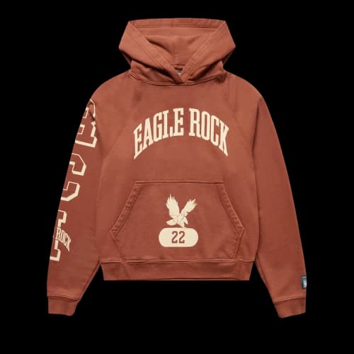 Reese Cooper Eagle Rock Hooded Sweatshirt 'Coffee'