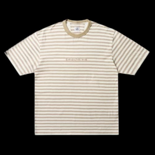 Palace x C.P. Company Jersey Printed T-Shirt 'Stone'
