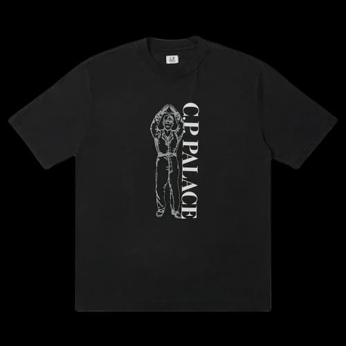 Palace x C.P. Company T-Shirt 'Black'