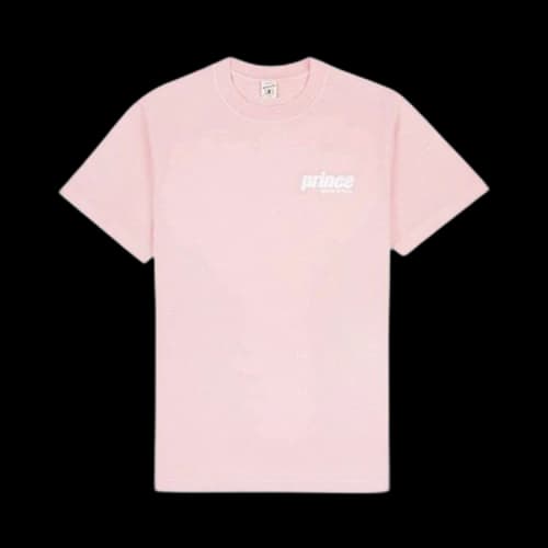 Sporty & Rich x Prince Sporty T Shirt 'Baby Pink/White'