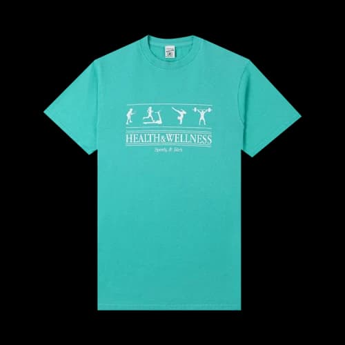 Sporty & Rich Health & Wellness T-Shirt 'Turquoise'