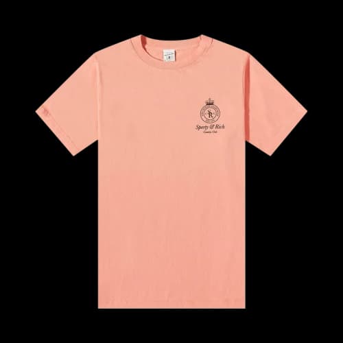 Sporty & Rich Crown T-Shirt 'Orange'
