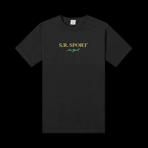 Sporty & Rich Wimbledon T-Shirt 'Black'