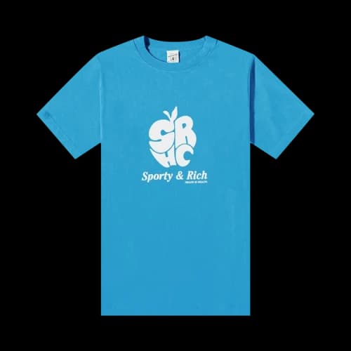 Sporty & Rich Apple T-Shirt 'Blue'