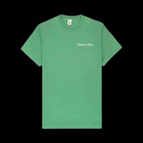 Sporty & Rich LA Racquet Club T-Shirt 'Green/White'