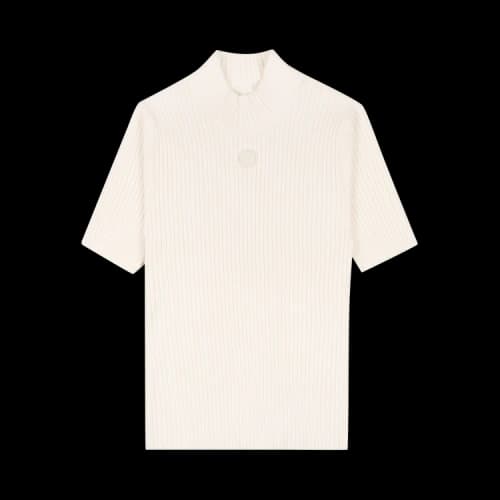 Sporty & Rich SRHWC Ribbed T-Shirt 'Cream'