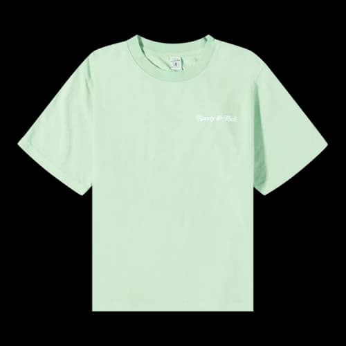 Sporty & Rich NY Tennis Club Cropped Tee 'Kelly Green'