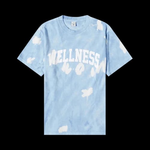 Sporty & Rich Wellness Ivy Tie Dye T-Shirt 'Hydrangea'