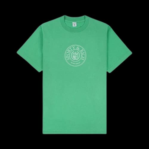 Sporty & Rich Connecticut Crest T-Shirt 'Verde'