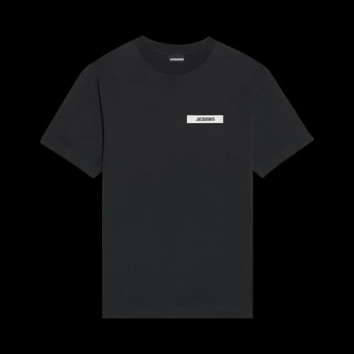 Jacquemus Le T-Shirt Gros Grain 'Black'