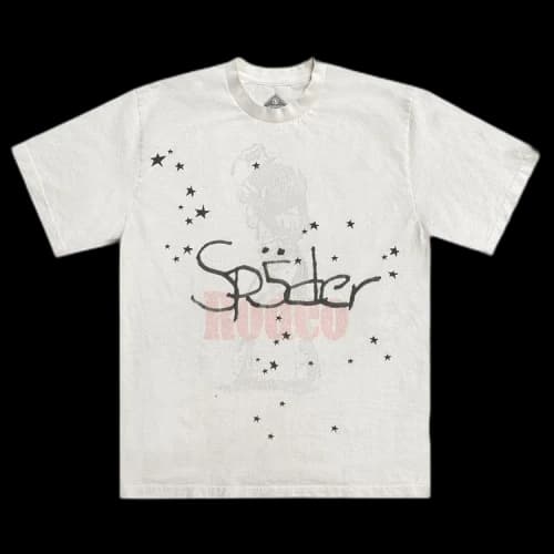Cactus Jack by Travis Scott x Sp5der Days Before Rodeo Tee II 'White'