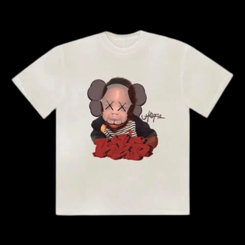 Travis Scott X KAWS Utopia I T-Shirt 'White'