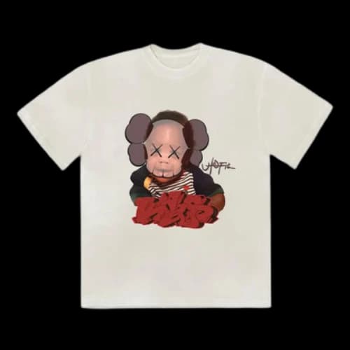 Travis Scott x KAWS Utopia I T-Shirt 'White'