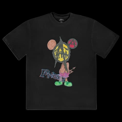 Cactus Jack by Travis Scott Utopia x St Michael Tee 2B 'Black'