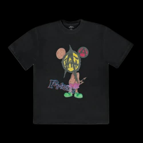 Travis Scott Utopia x St Michael 2B T-Shirt 'Black'