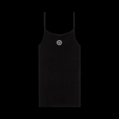 Sporty & Rich SRHWC Ribbed Tank 'Black'