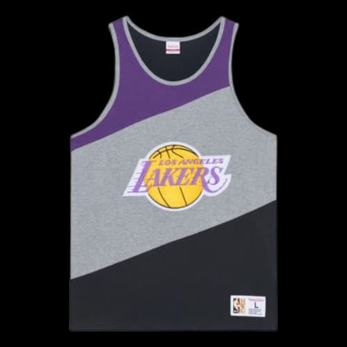 Mitchell & Ness x NBA HWC Colorblocked Cotton Tank 'LA Lakers'