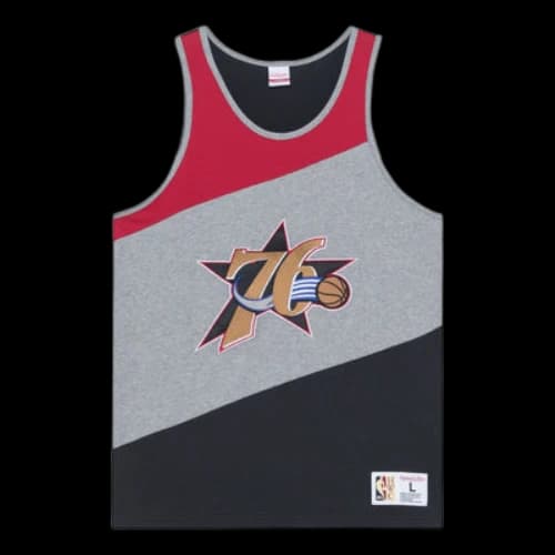 Mitchell & Ness x NBA HWC Colorblocked Cotton Tank 'Philadelphia 76ers'
