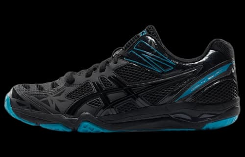 ASICS Gel-V Swift Cv Lo Low-Top Volleyball Shoes Black/Blue