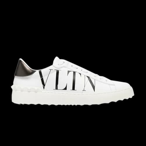 Valentino Open Low 'Logo Print - White' (Women's)